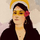 Meu projeto do curso: Técnicas de ilustração com aquarela digital. Traditional illustration, Digital Illustration, Watercolor Painting, Portrait Drawing, and Digital Drawing project by Yuri Santos Pereira - 08.23.2021