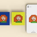 Girl illustration. Een project van Traditionele illustratie, Grafisch ontwerp y Logo-ontwerp van Veronika - 26.08.2021