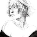 My project in Illustrated Portraits with Procreate course. Projekt z dziedziny Trad, c, jna ilustracja, Grafika wektorowa, Ilustracja c, frowa i Portret użytkownika Adela Benesova - 29.08.2021