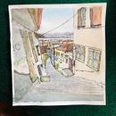 My project in Architectural Sketching with Watercolor and Ink course. Esboçado, Desenho, Pintura em aquarela, Ilustração arquitetônica, Sketchbook e Ilustração com tinta projeto de Vassi - 26.08.2021