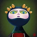 Mein Kursprojekt: Digitale Illustration mit Procreate. Projekt z dziedziny Trad, c, jna ilustracja,  R, sunek, Ilustracja c, frowa, R, sunek c i frow użytkownika Stefanie Durán Luján - 27.08.2021
