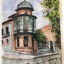 Mi Proyecto del curso: Dibujo arquitectónico con acuarela y tinta. Sketching, Drawing, Watercolor Painting, Architectural Illustration, Sketchbook & Ink Illustration project by jlveredas - 08.27.2021