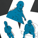 Summer Doodles (Baby Blue). Projekt z dziedziny Trad, c, jna ilustracja, Ilustracja c, frowa i  Sztuki piękne użytkownika Antonio Fernández San Emeterio - 27.08.2021