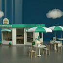 Mi Proyecto del curso: Creación de composiciones 3D en Cinema 4D. Un progetto di 3D, Illustrazione digitale, Modellazione 3D e Progettazione 3D di Leslie Morales Subirana - 27.08.2021