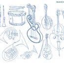 1900's Music Props. Concept Art, and Traditional illustration project by Courtney - 08.28.2021