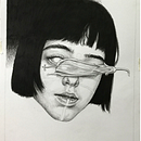 Mi Proyecto del curso: Retrato creativo en claroscuro con lápiz. Un progetto di Illustrazione tradizionale, Disegno a matita, Disegno di ritratti e Disegno artistico di Hugo Ramírez - 28.08.2021