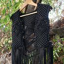 My project in Macramé: Create Unique Clothing course. Accessor, Design, Arts, Crafts, Fiber Arts, and Macramé project by Evangelia Matoula - 08.28.2021