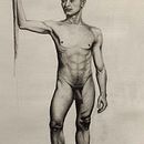 My project in Realistic Human Figure Drawing course. Un projet de Illustration traditionnelle, Beaux Arts, Esquisse , Dessin au cra, on, Dessin, Dessin réaliste , et Dessin anatomique de Anugrah Mishra - 29.08.2021