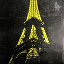 Eiffel Tower at Night. Een project van  Illustratie met inkt van Tammy Zuniga - 30.08.2021