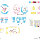 Illustration for kid's dinnerware. Projekt z dziedziny Design, Trad, c, jna ilustracja, Projektowanie graficzne, Pattern design, Grafika wektorowa, Malowanie akwarelą,  R, sunek art, st, czn i Ilustracje dla dzieci użytkownika Kitty Wang - 30.08.2021