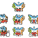 Emotes, stickers character . Projekt z dziedziny Trad, c, jna ilustracja i Projektowanie postaci użytkownika josue emanuel - 28.08.2021