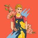 Meu projeto do curso: Retratos digitais com estilo no Procreate. Projekt z dziedziny Trad, c, jna ilustracja, Ilustracja c i frowa użytkownika Felipe Bruno - 28.08.2021
