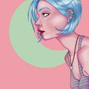 Mi Proyecto del curso: Retrato de personajes femeninos con Procreate. Un proyecto de Ilustración tradicional, Ilustración digital y Dibujo digital de Juan Manuel Martínez Acosta - 23.08.2021