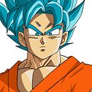 Goku Blue. Traditional illustration project by Francisco Javier García Rivero - 09.01.2021