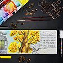 Proyecto de Granada del curso : Cuaderno de viaje en acuarela . Projekt z dziedziny Trad, c, jna ilustracja, Malowanie akwarelą,  R, sunek architektoniczn i Sketchbook użytkownika Emma Gonzàlez López - 01.09.2021