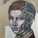 Mon projet du cours : Portrait réaliste au stylo. Een project van Traditionele illustratie,  Tekening,  Portrettekening, Realistische tekening y  Artistieke tekening van Flaminia Carloni - 01.09.2021