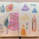 Mi Proyecto del curso: Técnicas de ilustración para desbloquear tu creatividad. Un proyecto de Diseño, Ilustración tradicional, Bellas Artes, Pintura, Creatividad, Creatividad con niños y Sketchbook de Maria Cristina Rodriguez del Valle - 31.08.2021