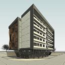 Edificios paramétricos con Revit. Un proyecto de 3D, Arquitectura, Arquitectura interior, Modelado 3D, Arquitectura digital y Visualización arquitectónica de Sergio Salamanca - 01.09.2021