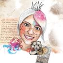 Mi Proyecto del curso: Retrato ilustrado en acuarela. Ilustração tradicional, Artes plásticas, Pintura, Desenho, Pintura em aquarela, Desenho de retrato, e Desenho artístico projeto de Natalia Chrome - 25.08.2021