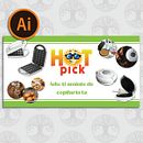 Hot Pick - Project. Un proyecto de Diseño, Ilustración tradicional, Publicidad y Diseño gráfico de Mihai Gruianu - 02.09.2021