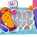 Graffiti title for my Dribbble debut. Un progetto di Illustrazione tradizionale, Design e Motion graphics di shkicaz - 02.04.2020