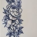 Mi Proyecto del curso: Tatuaje botánico con puntillismo. Un proyecto de Ilustración tradicional, Diseño de tatuajes e Ilustración botánica de Victor Aguirre - 31.08.2021