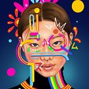 Mi Proyecto del curso: Retrato creativo ilustrado con Procreate. Traditional illustration, Drawing, Digital Illustration, Portrait Drawing, Digital Drawing, Digital Painting, and Artistic Drawing project by Jocelin Flores - 09.03.2021