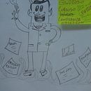 Mi Proyecto del curso: Introducción a la creación de personajes estilo cartoon. Un proyecto de Ilustración tradicional, Diseño de personajes y Dibujo de Donald Diomar - 07.09.2021