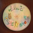 Bordado com alfabeto botanica. Arts, Crafts, and Embroider project by Luciana Caetano - 09.07.2021