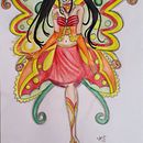 Viviana Enchantix . Een project van Traditionele illustratie,  Tekening,  Creativiteit y  Artistieke tekening van Vitória Porfírio - 15.06.2020