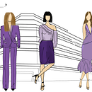 Mon projet du cours :  Réalisation des croquis de mode. Een project van Traditionele illustratie,  Schetsen,  Modeontwerp y Digitale tekening van bymorganedallagnol - 08.09.2021