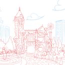 Meu projeto do curso: Pintura digital de fundo para animação. Un proyecto de Ilustración tradicional, Animación, Ilustración digital y Pintura digital de Cesar Cavelagna - 08.09.2021