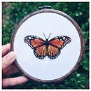 My project in Realistic Embroidery Techniques course. Un projet de Illustration traditionnelle , et Broderie de Claudia Wang - 08.09.2021