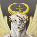 proyecto final: "Guardian Angel". Un projet de Illustration traditionnelle, Conception de personnages, Art conceptuel, Dessin numérique, Peinture numérique et Illustration numérique de ana isabel manso - 06.09.2021