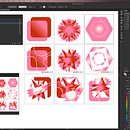 My 1st Post :: INTRO TO ADOBE ILLUSTRATOR :: Practice 1 . Un progetto di Illustrazione tradizionale di Dayna - 09.09.2021