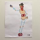 Mi Proyecto del curso: Ilustración de personajes dinámicos . Un proyecto de Ilustración tradicional, Diseño de personajes, Cómic, Creatividad, Dibujo, Dibujo digital y Manga de Luna Suárez Velásquez - 09.09.2021