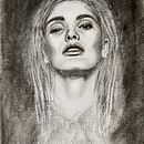 Il mio progetto del corso: Ritratto artistico al carboncino: creare atmosfere. Ilustração tradicional, Artes plásticas, Desenho, Desenho de retrato, Desenho realista, e Desenho artístico projeto de barbaramaffia66 - 10.09.2021