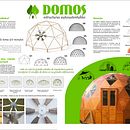 Domos estructuras autosustentables. Design de informação e Infografia projeto de Claudia Bisset Delgado - 10.09.2021