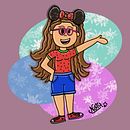 Mi primer yo :) . % Naty Muñoz Arias tarafından hazırlanan Geleneksel illüstras, Ve on projesi - 09.11.2021
