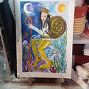 Mi Proyecto del curso: Ilustración con acrílico: crea universos mágicos . Ilustrație tradițională, Pictura, Creativitate și Pictură acrilică de evmasa33 - 09.11.2021