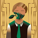 My project in Art Deco Style for Digital Illustration course. Een project van Traditionele illustratie,  Beeldende kunst, Posterontwerp y Digitale illustratie van furkan - 31.08.2021