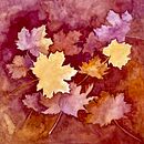 FEUILLES MORTES cours : Feuilles Mortes Techniques d’aquarelle en négatif pour illustration botanique. Projekt z dziedziny Tradycyjna ilustracja, Malowanie akwarelą i Rysunek botaniczny użytkownika Patricia - 12.09.2021