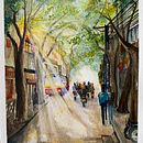 My project in Urban Landscapes in Watercolor course . % Annelies Veeze tarafından hazırlanan Güzel sanatlar, Sulubo, a Resim, Mimari İllüstras, Ve on projesi - 09.12.2021