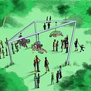 Sketch for installation Anomatronics (project by Tristan Kruithof). Un proyecto de Ilustración tradicional de Esther van Wageningen - 12.09.2021