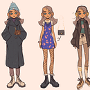 Mei - Character development . Un proyecto de Diseño de personajes, Dibujo, Ilustración tradicional y Animación de Magdalina Dianova - 13.09.2021
