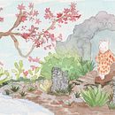 Mi Proyecto del curso: Ilustración en acuarela con influencia japonesa. Traditional illustration, Drawing, and Watercolor Painting project by gburguettem - 09.04.2021