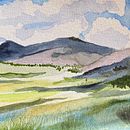 My project in Natural Landscapes in Watercolor course. Artes plásticas, Pintura, e Pintura em aquarela projeto de Laura Partsch - 13.09.2021