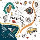 Players Movie (Netflix) - Artwork for Wrap Gift, Bandana. Un progetto di Illustrazione tradizionale, H, lettering e Illustrazione digitale di Tracey Preston - 06.08.2021