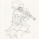 Il mio progetto del corso: Illustrazione per fumetti: anatomia di un supereroe. Un proyecto de Ilustración tradicional, Diseño de personajes, Cómic, Dibujo a lápiz y Dibujo anatómico de Andrea Modugno - 15.09.2021