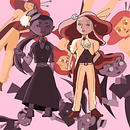 Proyecto final: Fábrica de personajes ilustrados. Sastres mágicos. Een project van Traditionele illustratie, Ontwerp van personages, Digitale illustratie, Kinderillustratie y Verhaallijn van Fani Guevara - 16.09.2021